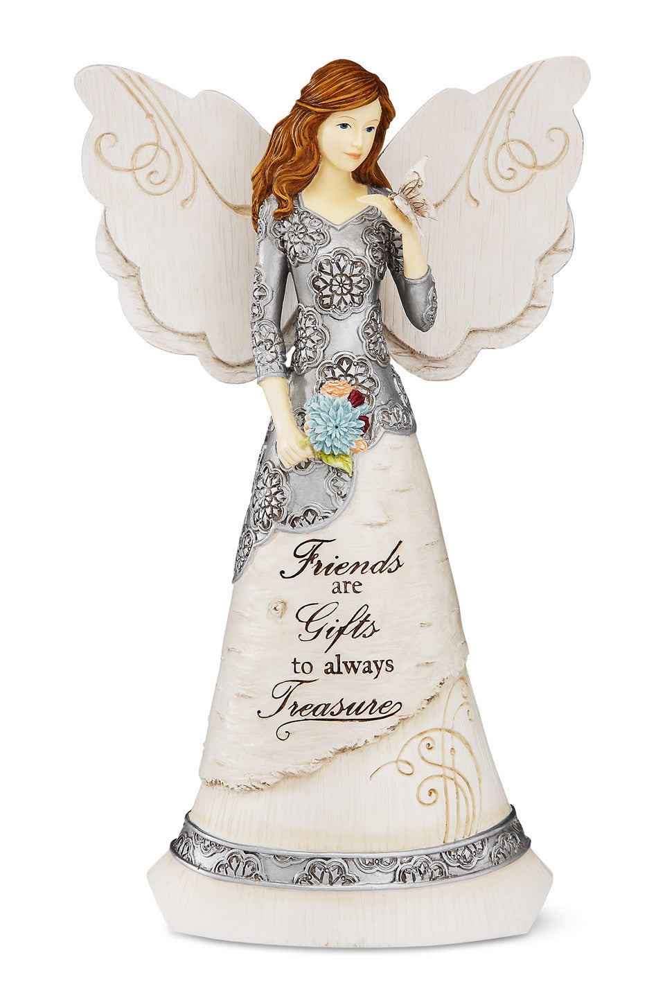 Friend -8" Angel Holding Butterfly