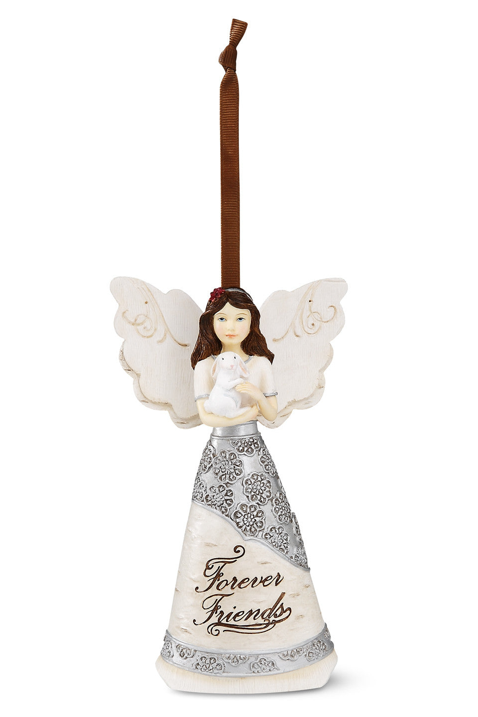 Friends - 4.5" Angel W/ Bunny Ornament