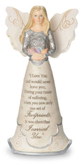 Footprints * 7.5" Angel Holding Seashell