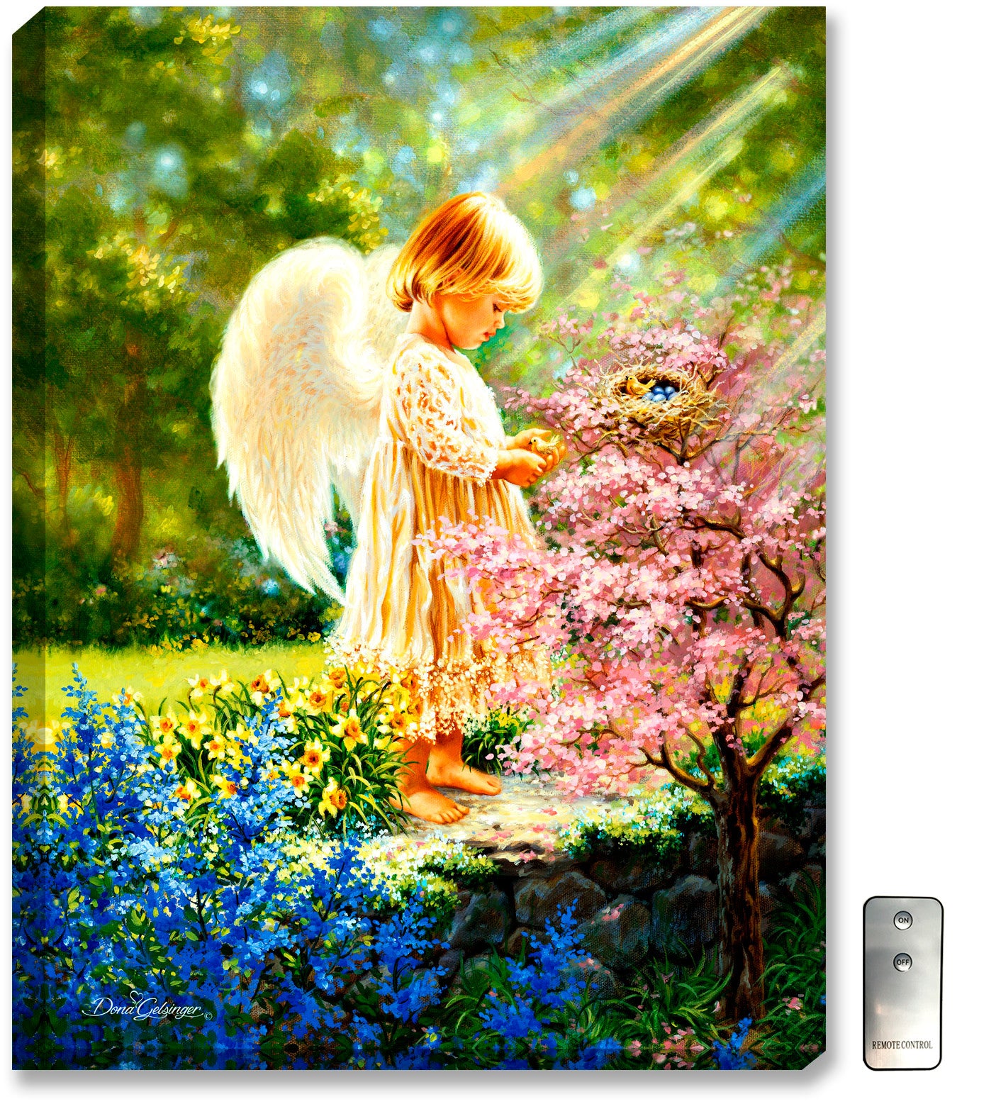 An Angel's Tenderness 18x24 Light up Print